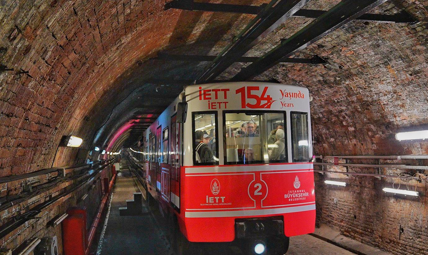 İstanbul’un emektar ulaşım araçları Beyoğlu-Karaköy Tüneli ve Nostaljik Tramvayının doğum