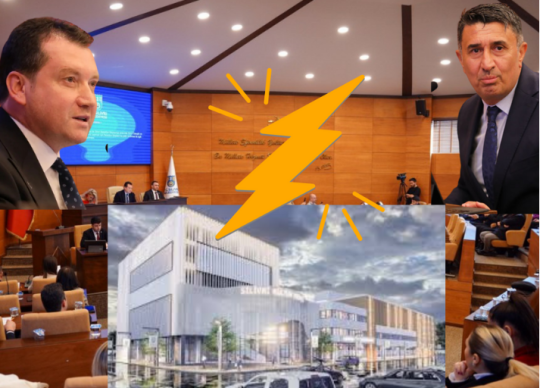 Sahilde kaba inşaatı Silivri Belediyesi'nce tamamlanan Gençlik ve Kültür Merkezi