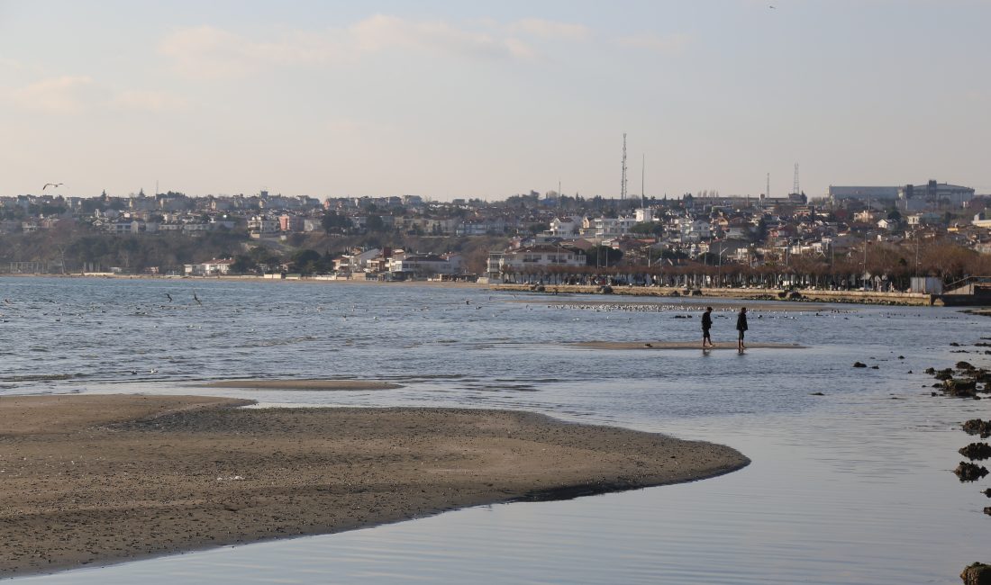 Santorini yanardağı homurdanıp, Ege'de deprem fırtınası yaşanırken, Silivri'de deniz çekildi.